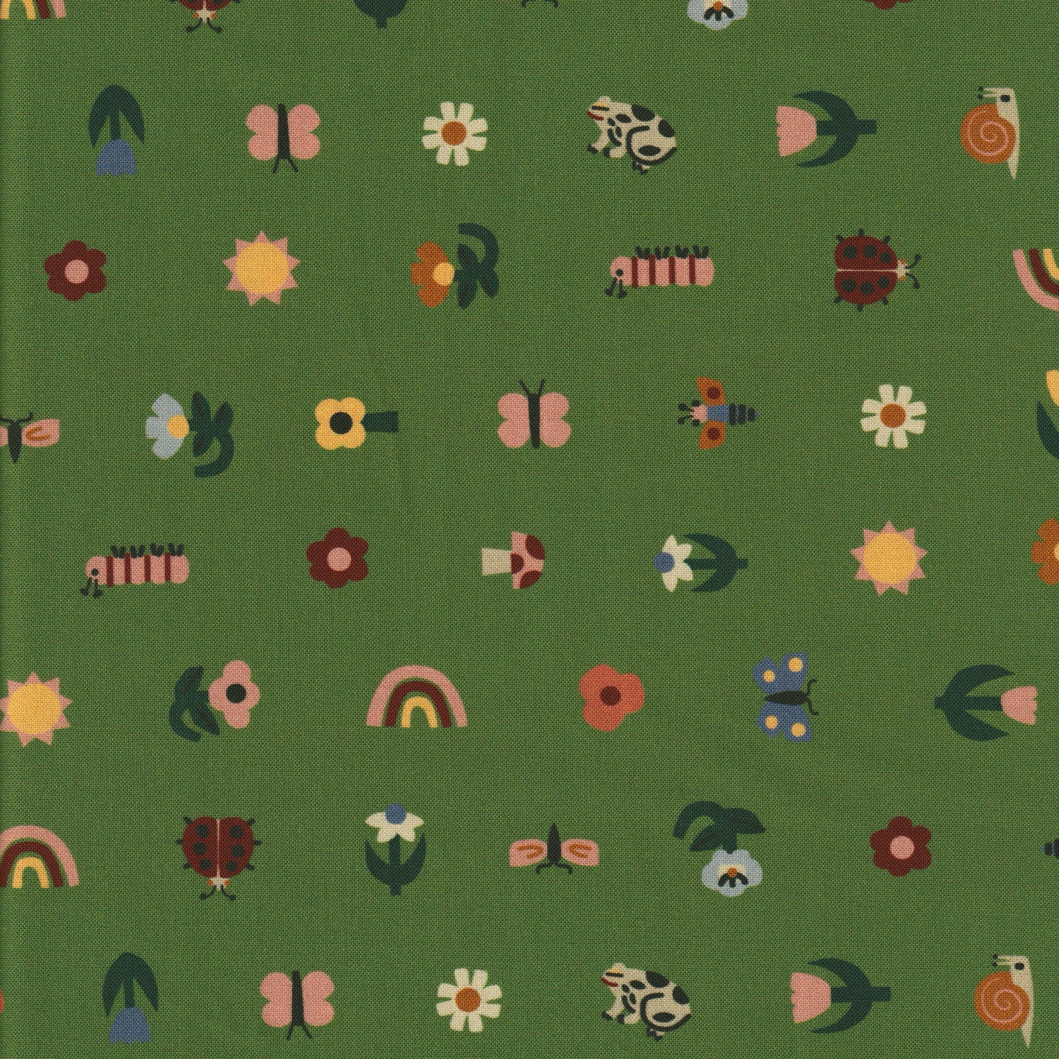 creatures print duvet cover - single