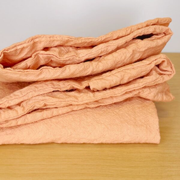apricot cushion cover - 25 inch square