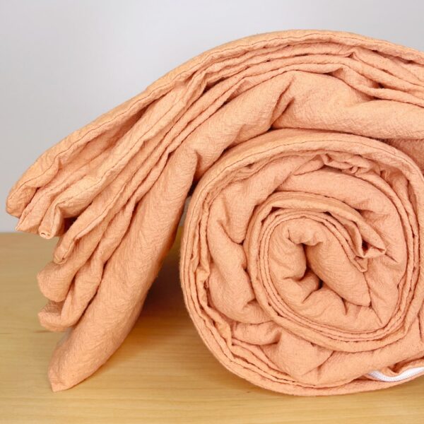 apricot duvet cover - single