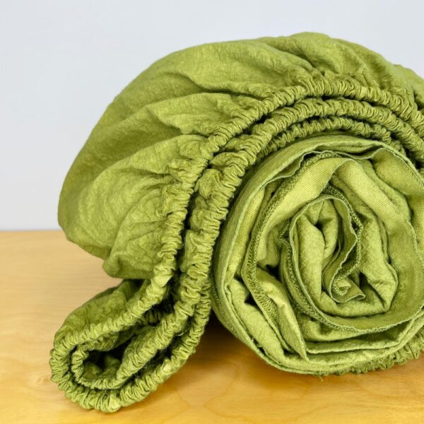 avocado fitted sheet - queen