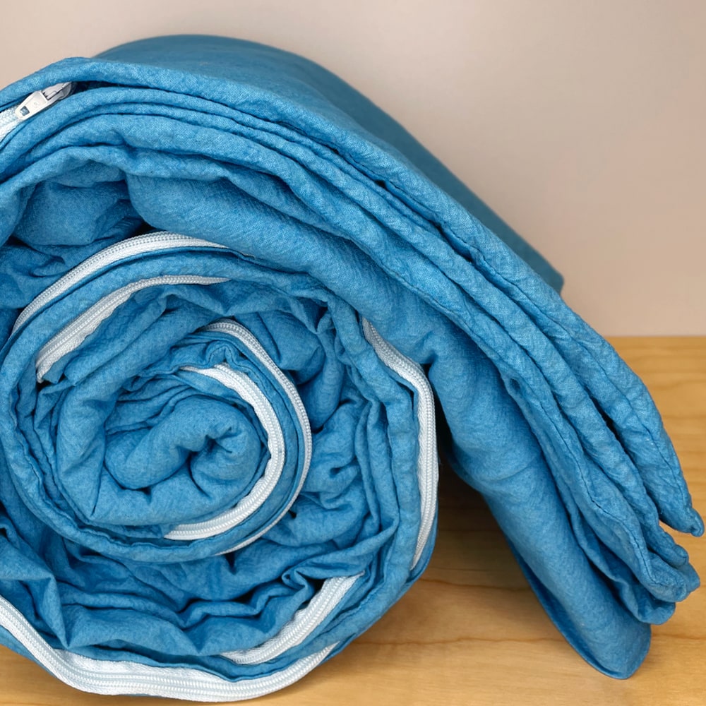 azure duvet cover - king