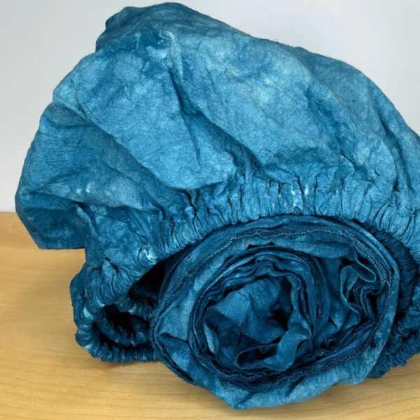 cobalt fitted sheet - single