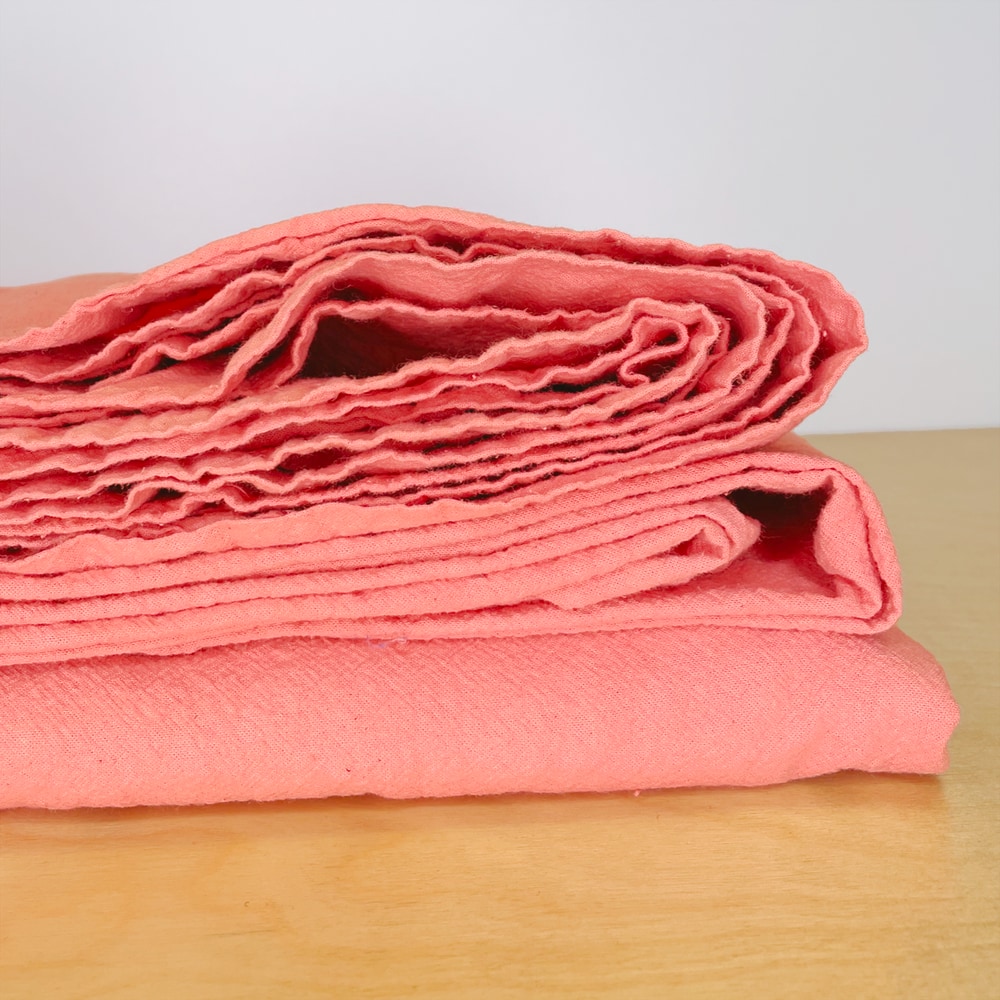coral flat sheet - queen