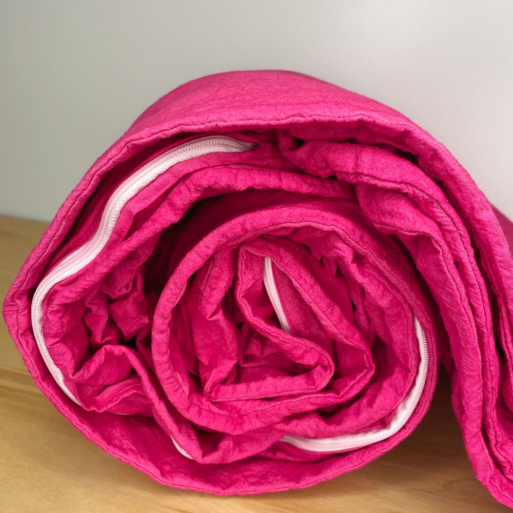 fuschia duvet cover - queen