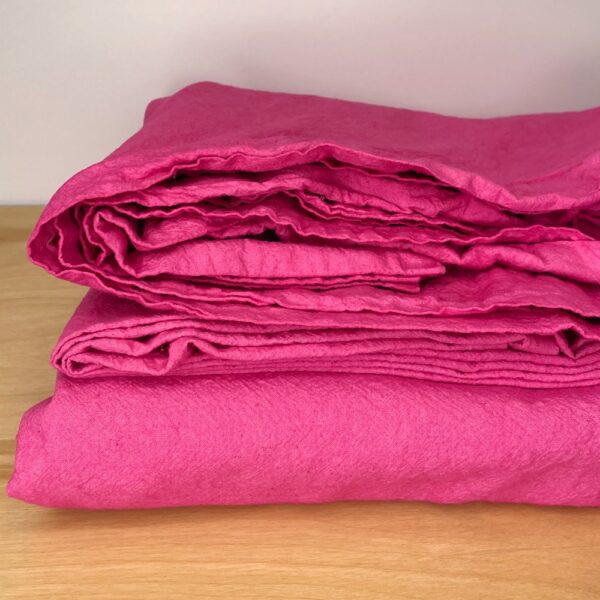 fuschia flat sheet - queen