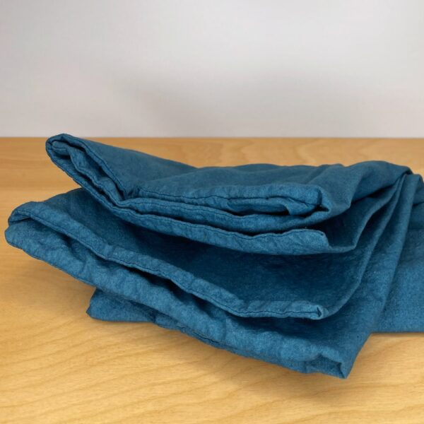 indigo cushion cover - 18 inch square