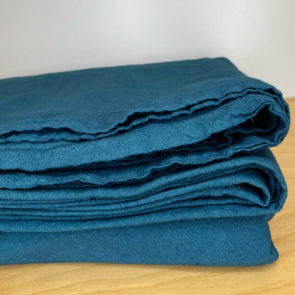 indigo flat sheet - queen