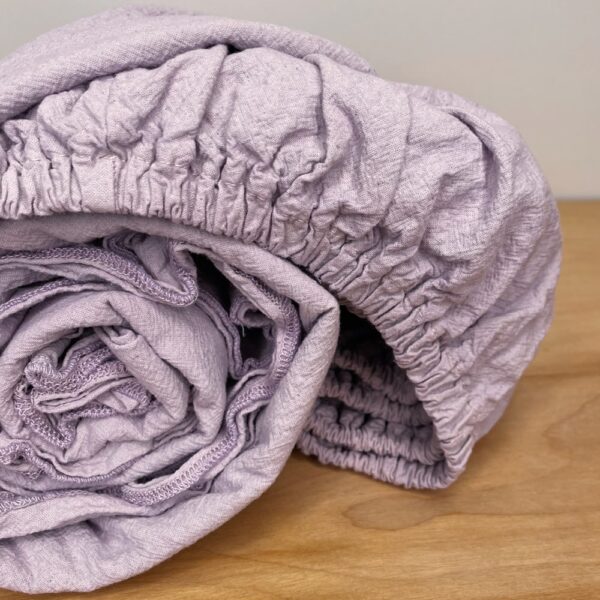 lavender fitted sheet - single extra long extra deep
