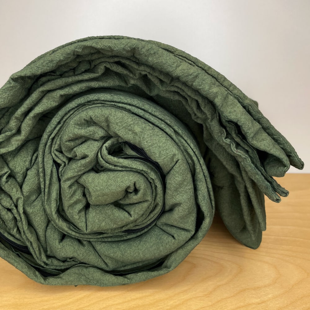 moss duvet cover - single