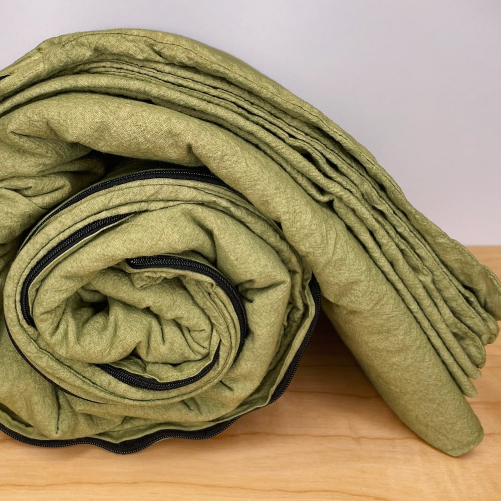 olive duvet cover - king