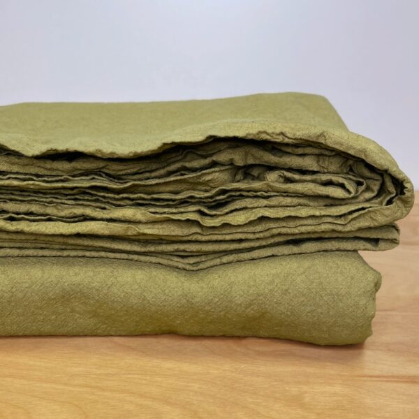 olive flat sheet - queen