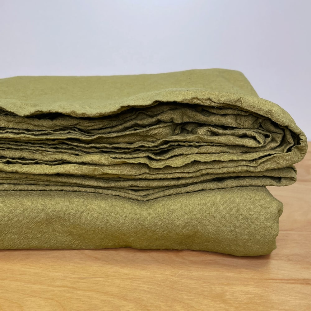 olive flat sheet - king