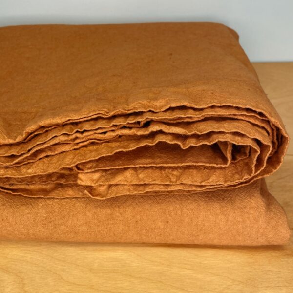 terra cotta flat sheet - queen