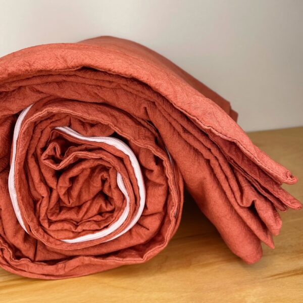 vermilion duvet cover - single